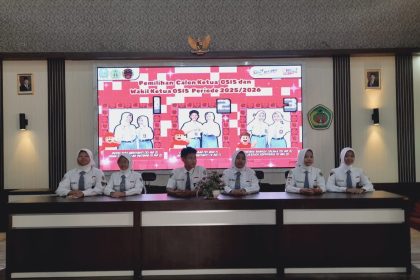 Pasangan Calon Ketua dan Wakil Ketua OSIS SMKN Mojoagung periode 2025–2026