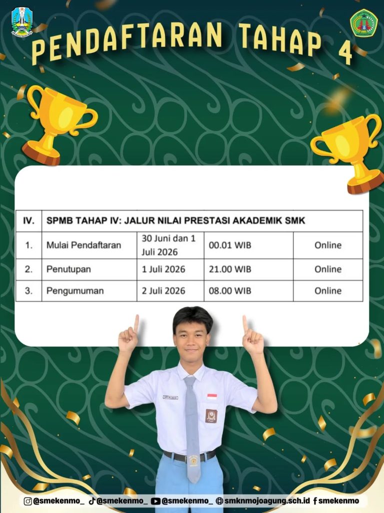 Pendaftaran SPMB 2026 Tahap 4