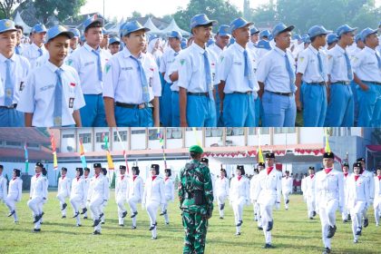 Suasana Upacara Peringatan HUT ke-80 RI