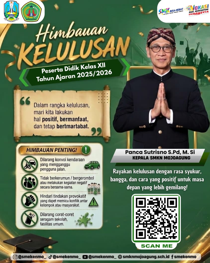 Imbauan Kelulusan Kelas XII Tahun Ajaran 2025/2026